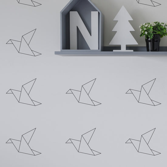 Origami Bird Wall Stickers