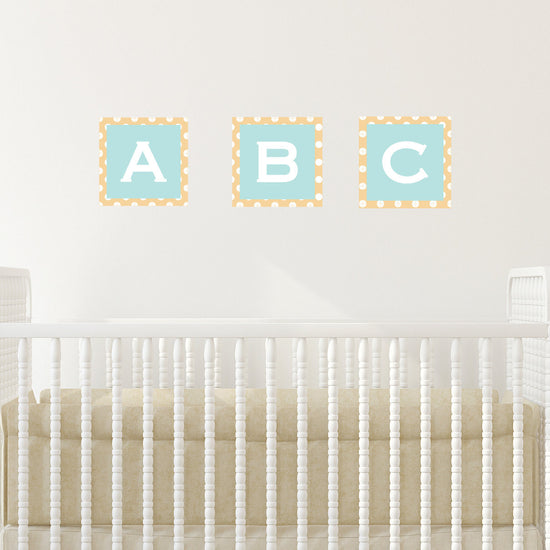 Wall Sticker Jungle Train ABC Bricks