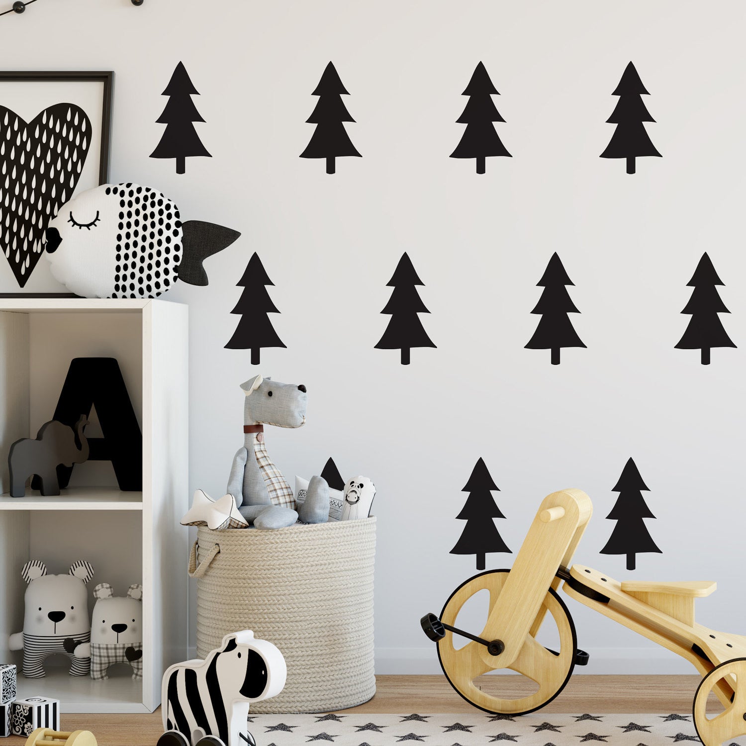 Prison Tree Sticker Pine Tree Wall Stickers – Nutmeg Studio