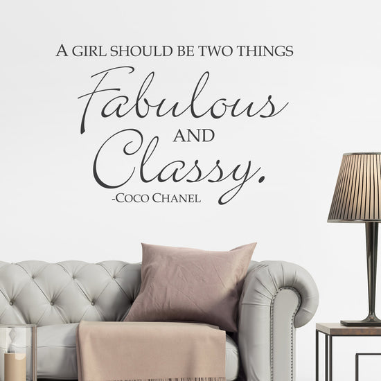 Fabulous and Classy Wall Sticker