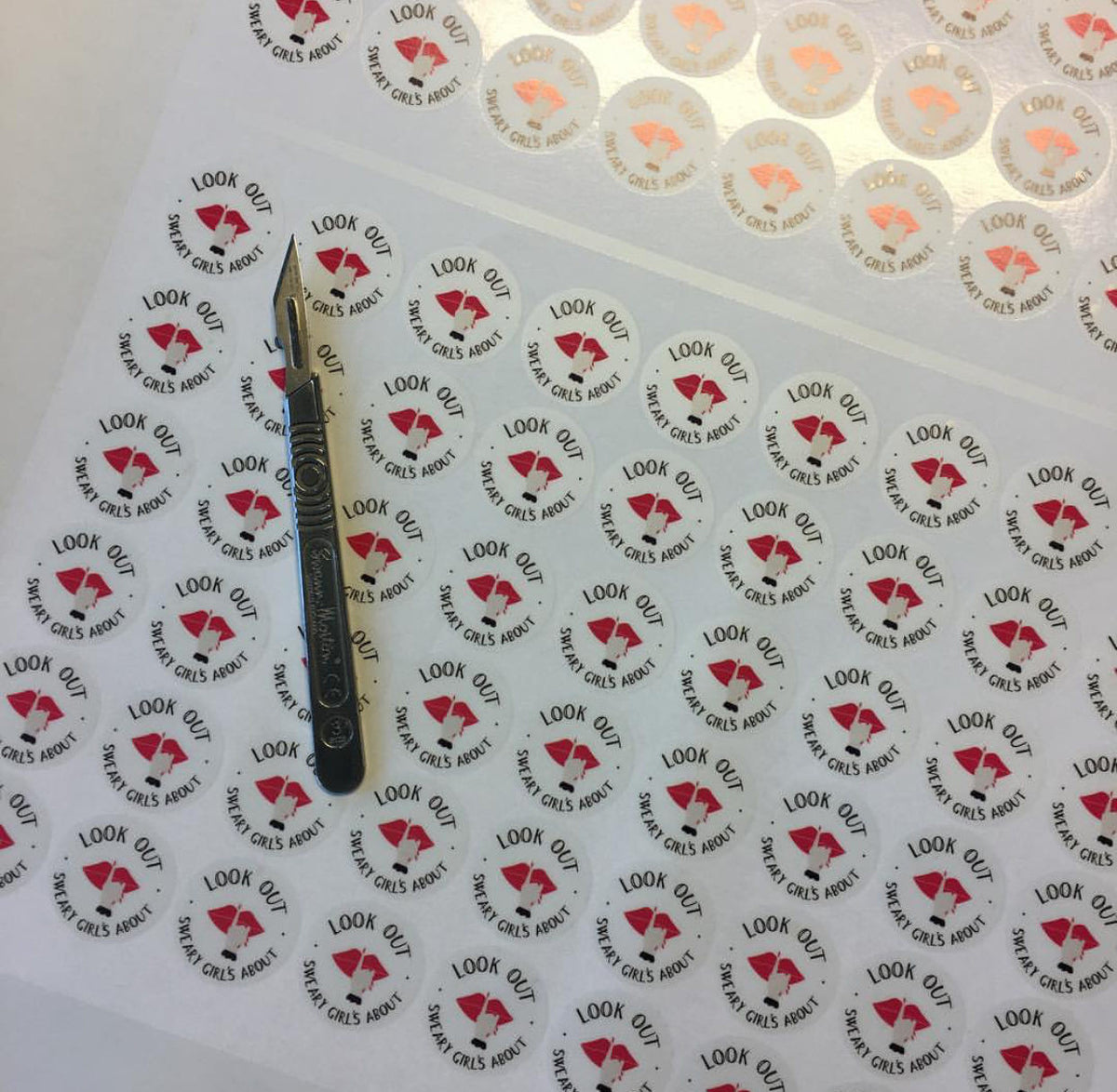 Custom Branded Waterproof Retail Stickers Labels