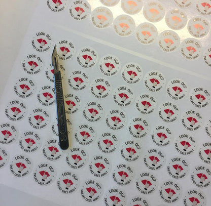 Custom Branded Waterproof Retail Stickers Labels