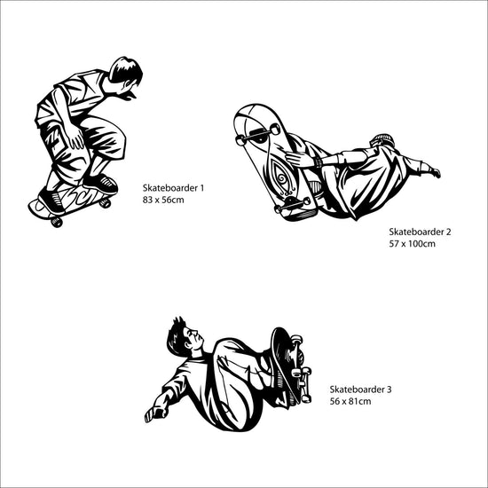 Skateboarders Wall Stickers