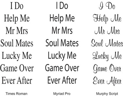 Wedding Shoe Stickers
