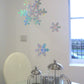 Glitter Snowflakes Wall Stickers