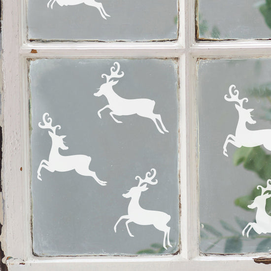 Christmas Reindeer Window Stickers