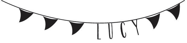 Personalised Bunting Wall Sticker