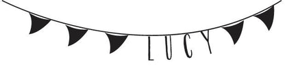 Personalised Bunting Wall Sticker