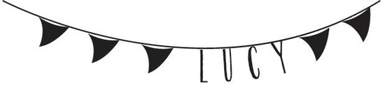 Personalised Bunting Wall Sticker