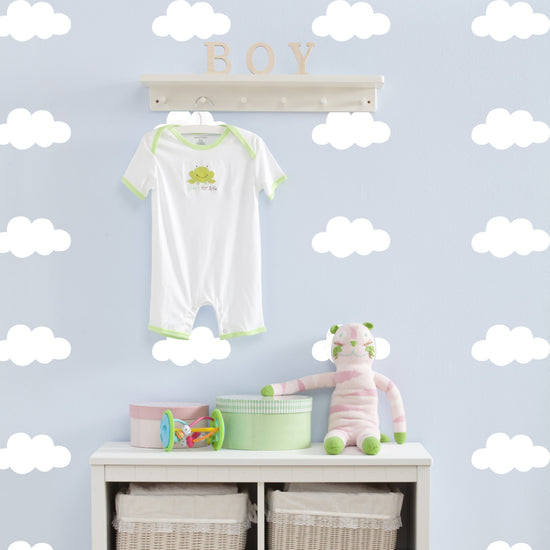 Cloud Nursery Kids Wall Stickers