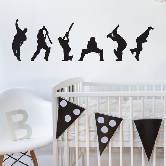 Cricketers Wall Stickers