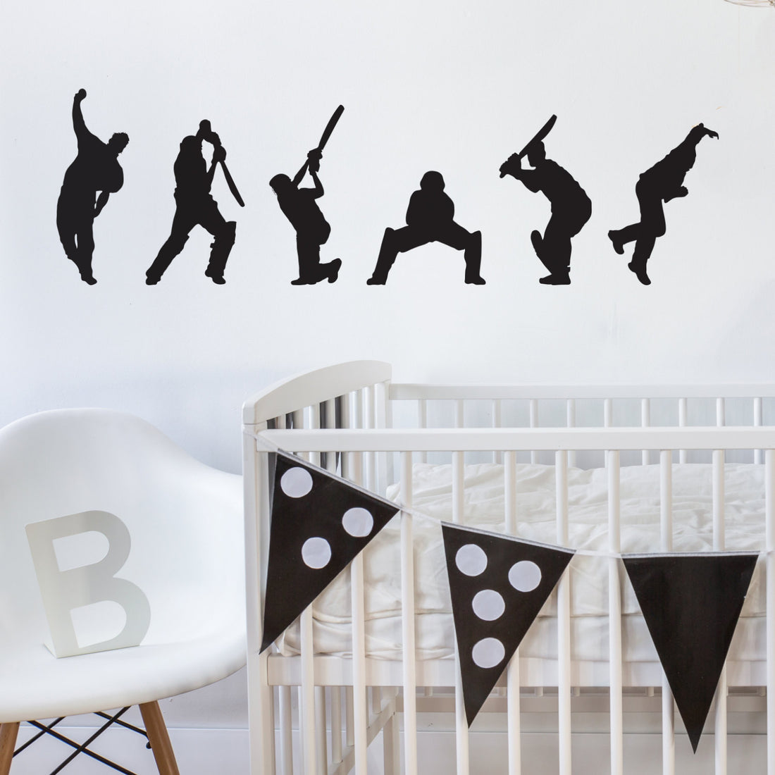 Cricketers Wall Stickers