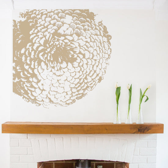Large Mural Flower Wall Sticker