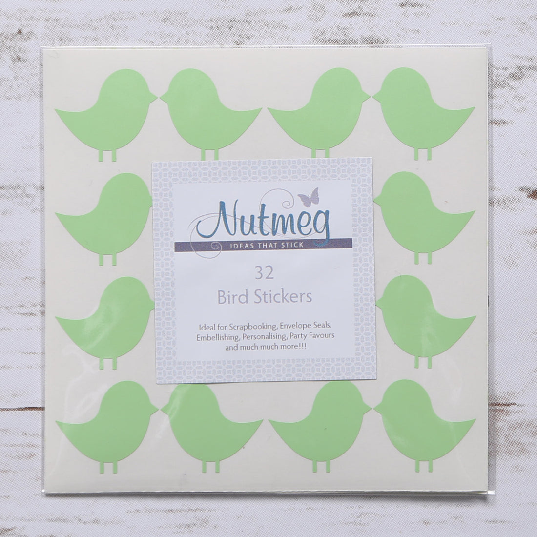Bird Craft Stickers in Variety of Colours