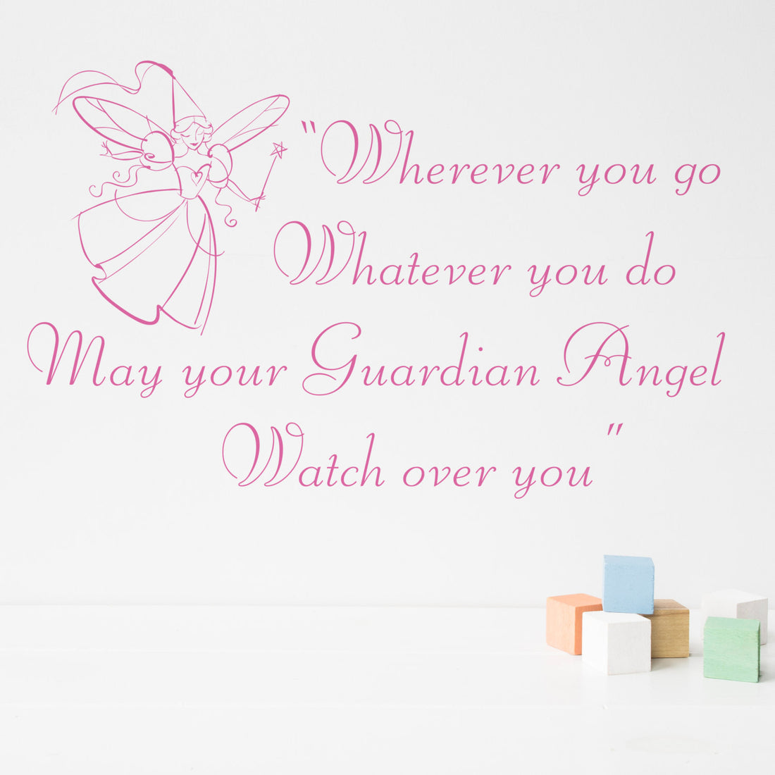 Guardian Angel Wall Quote