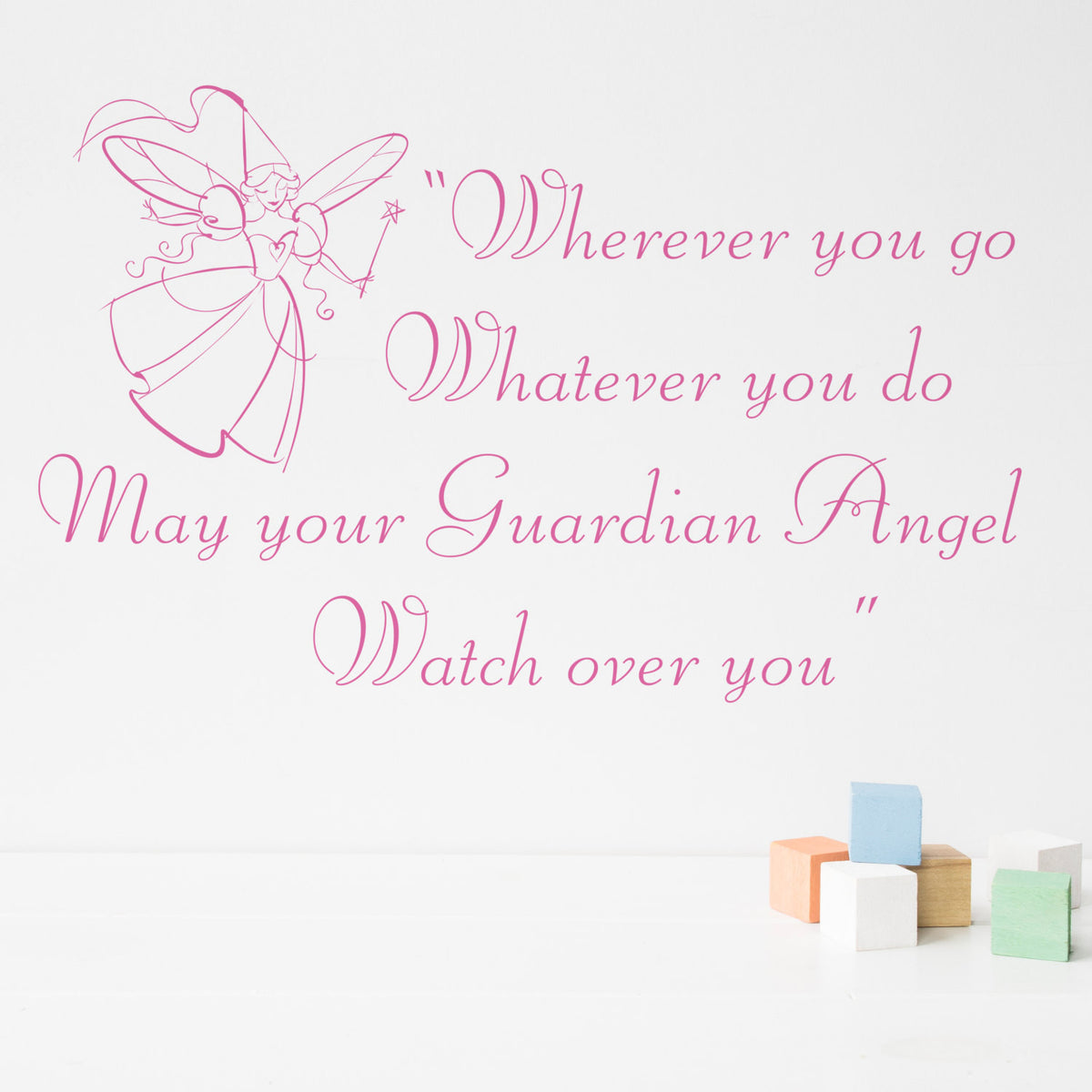 Guardian Angel Wall Quote