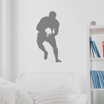 Rugby Silhouette Player Wall sticker