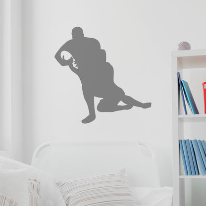 Rugby Silhouette Player Wall sticker