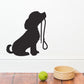 Puppy with Lead Wall Sticker