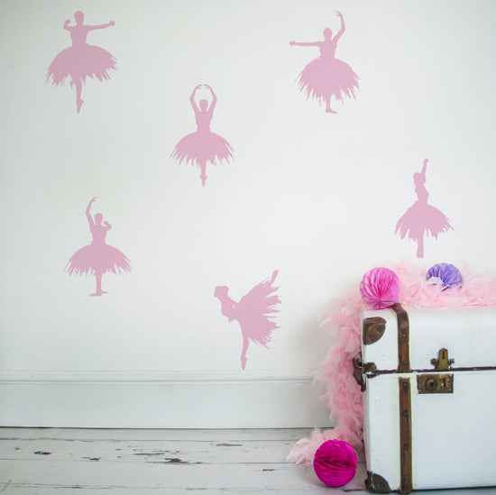 Ballerina Kids Bedroom Wall Stickers