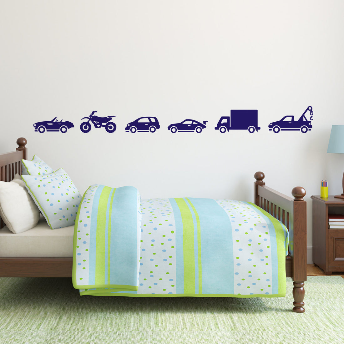 Set of Vehicle Wall Stickers