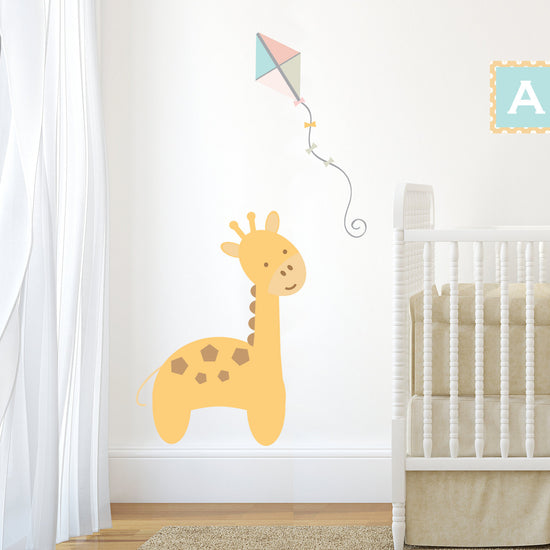 Wall Sticker Jungle Train Giraffe