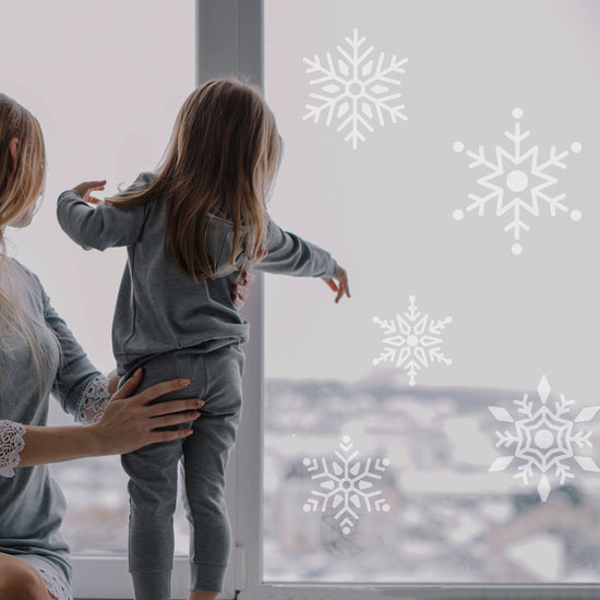 Large Snowflake Window and Wall Stickers