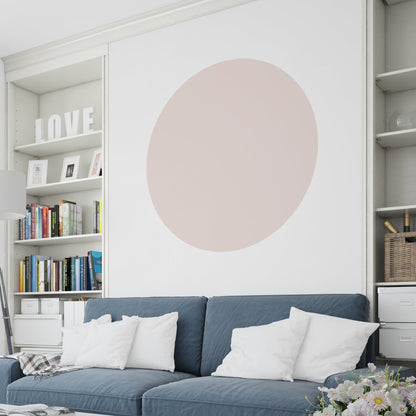 Circle Colour Block Wall Sticker 90cm
