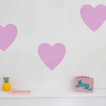 Large Hearts Wall Sticker set of 16