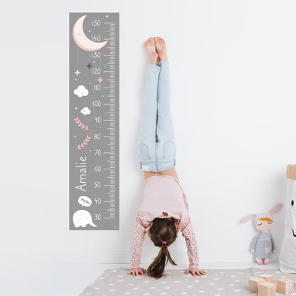 Moon and Elephant Height Chart