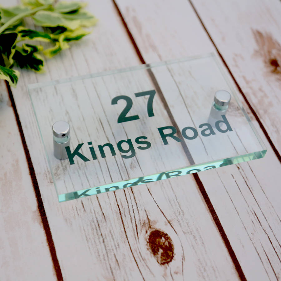 Personalised Acrylic House Sign