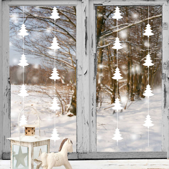 Christmas Tree Garland Window or Wall Sticker
