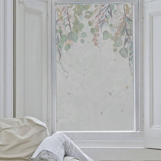 Falling Leaves Frosted Window Film