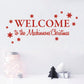 Personalised Welcome to our Christmas