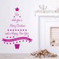 Personalised Christmas Tree Wall Sticker