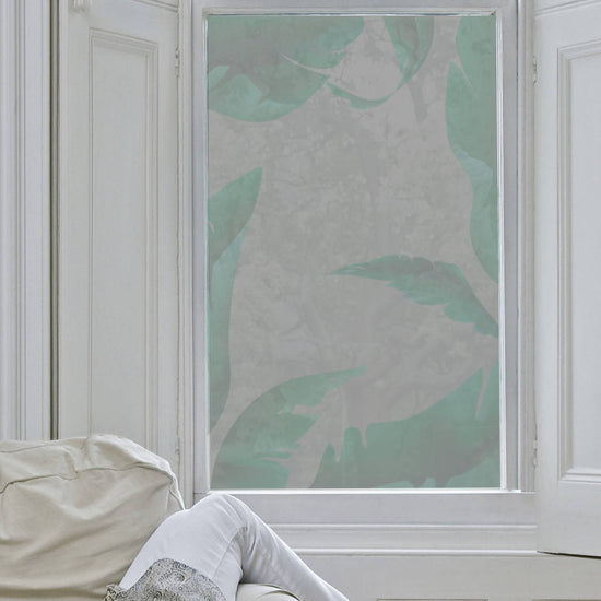Tropical Leaves Window Film