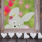 Peeping Bunny Window Sticker