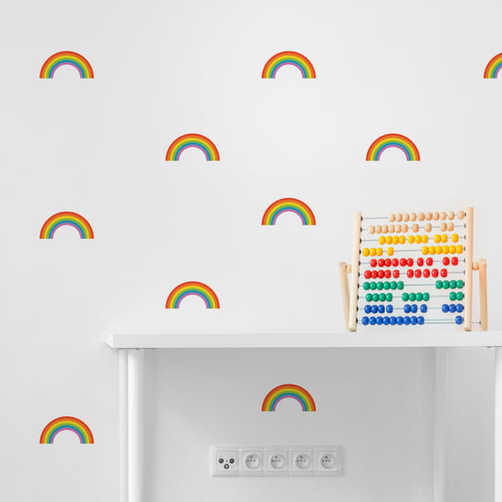 Rainbow Kids Bedroom Playroom Wall Stickers