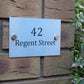 Personalised Stainless Steel House Sign