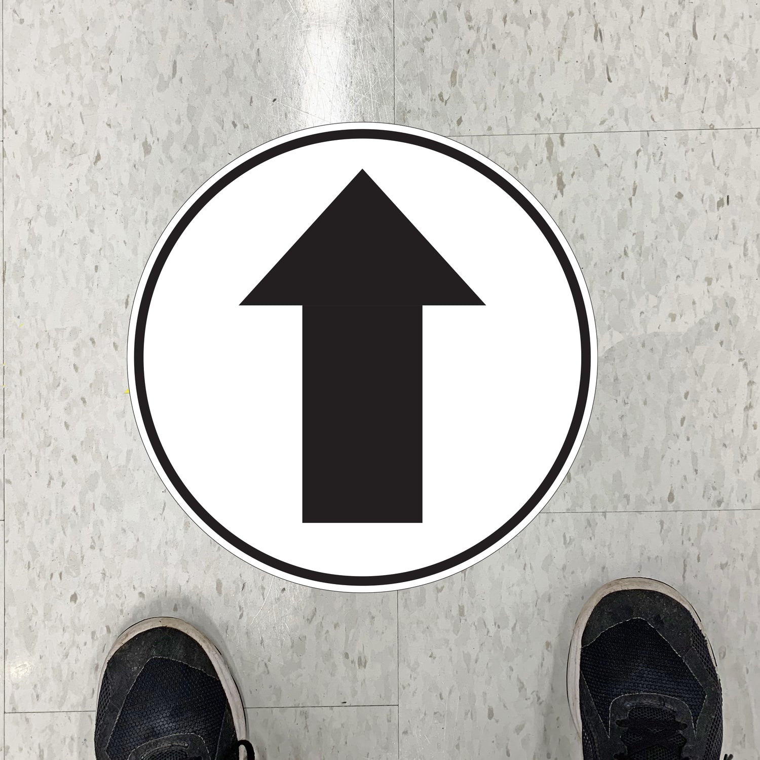 Simple Arrow Floor Graphics – Nutmeg Studio