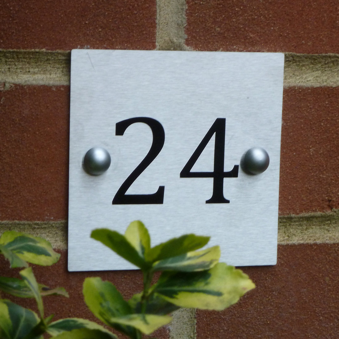 Personalised Stainless Steel House Sign
