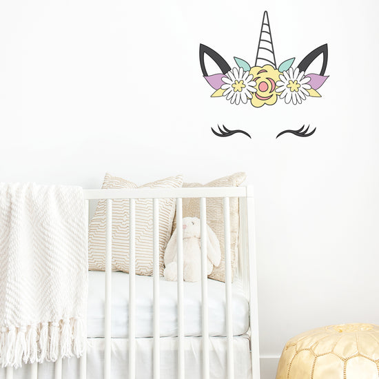 Unicorn Head Wall Sticker