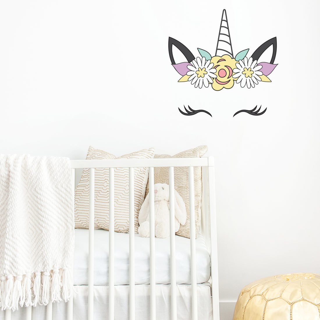 Unicorn Head Wall Sticker